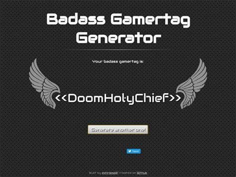 gamertag generator - random gamer name generator